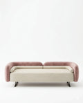 Beautiful premium two tone velvet bed end bench crafted by Arris Concepts Luxury Pvt. Ltd.