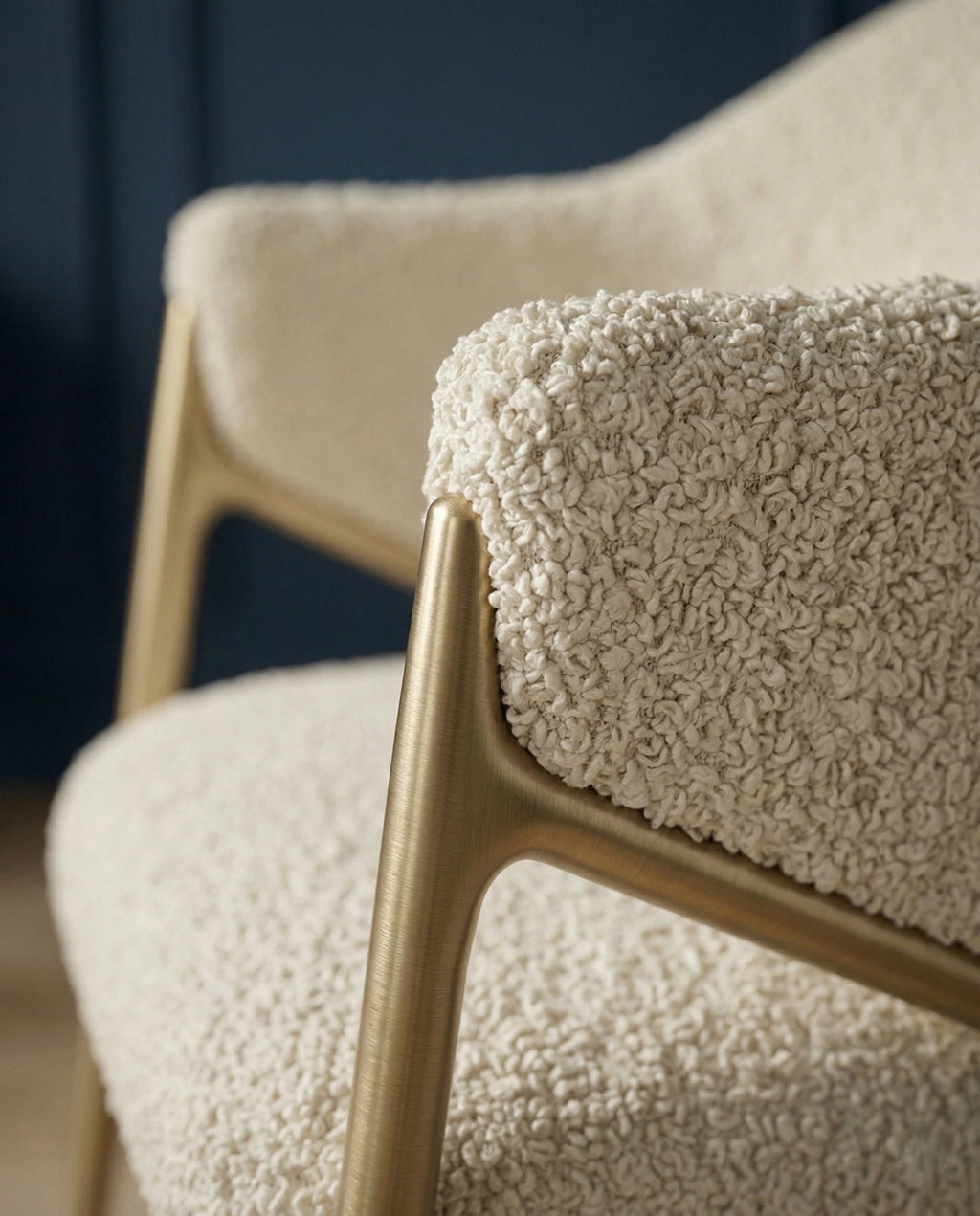 Modern designer seating and premium white leather dining chair by Arris Concepts Luxury Pvt. Ltd.