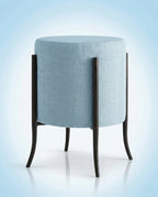Beautiful premium modern round accent stool crafted by Arris Concepts Luxury Pvt. Ltd.