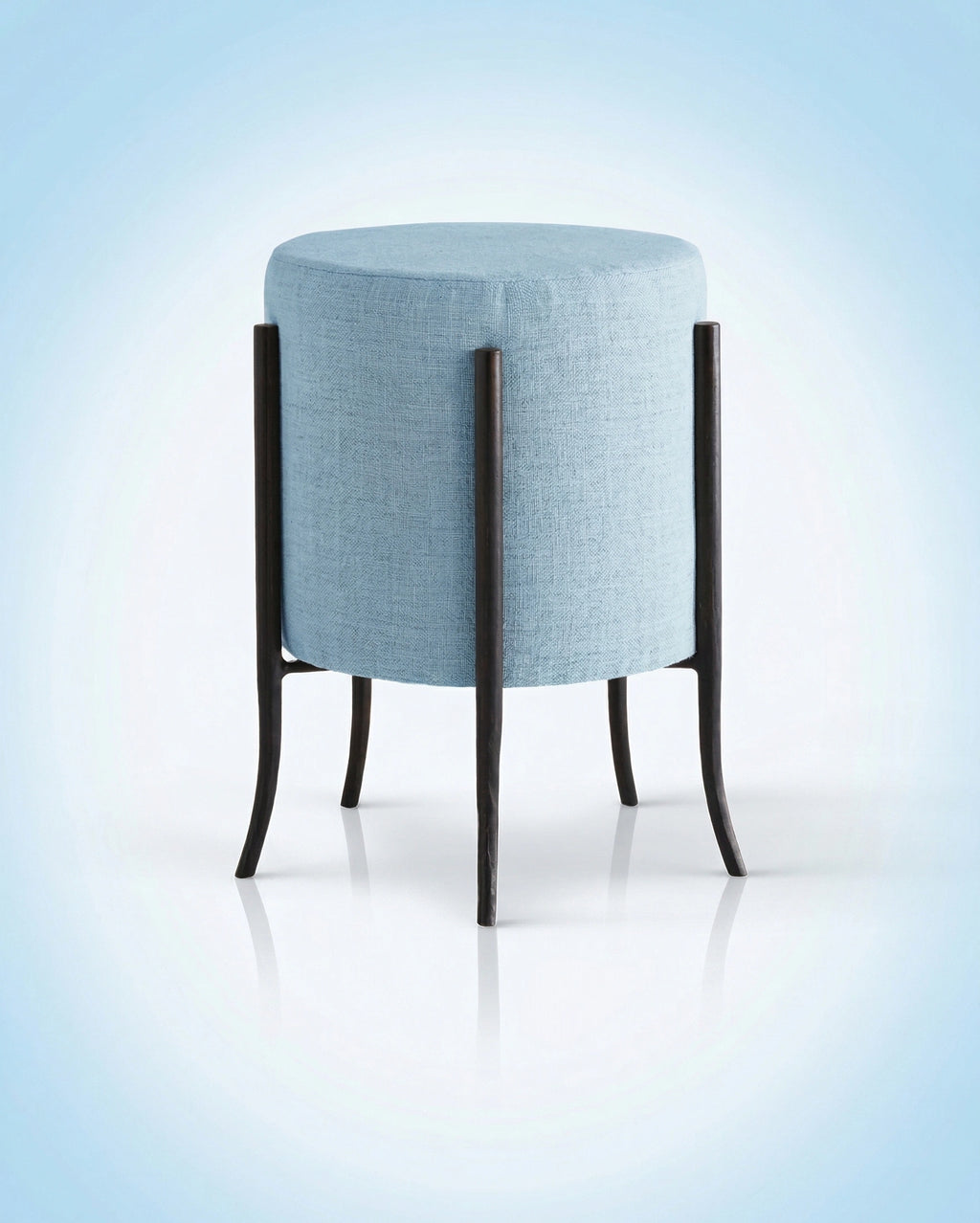 Beautiful premium modern round accent stool crafted by Arris Concepts Luxury Pvt. Ltd.
