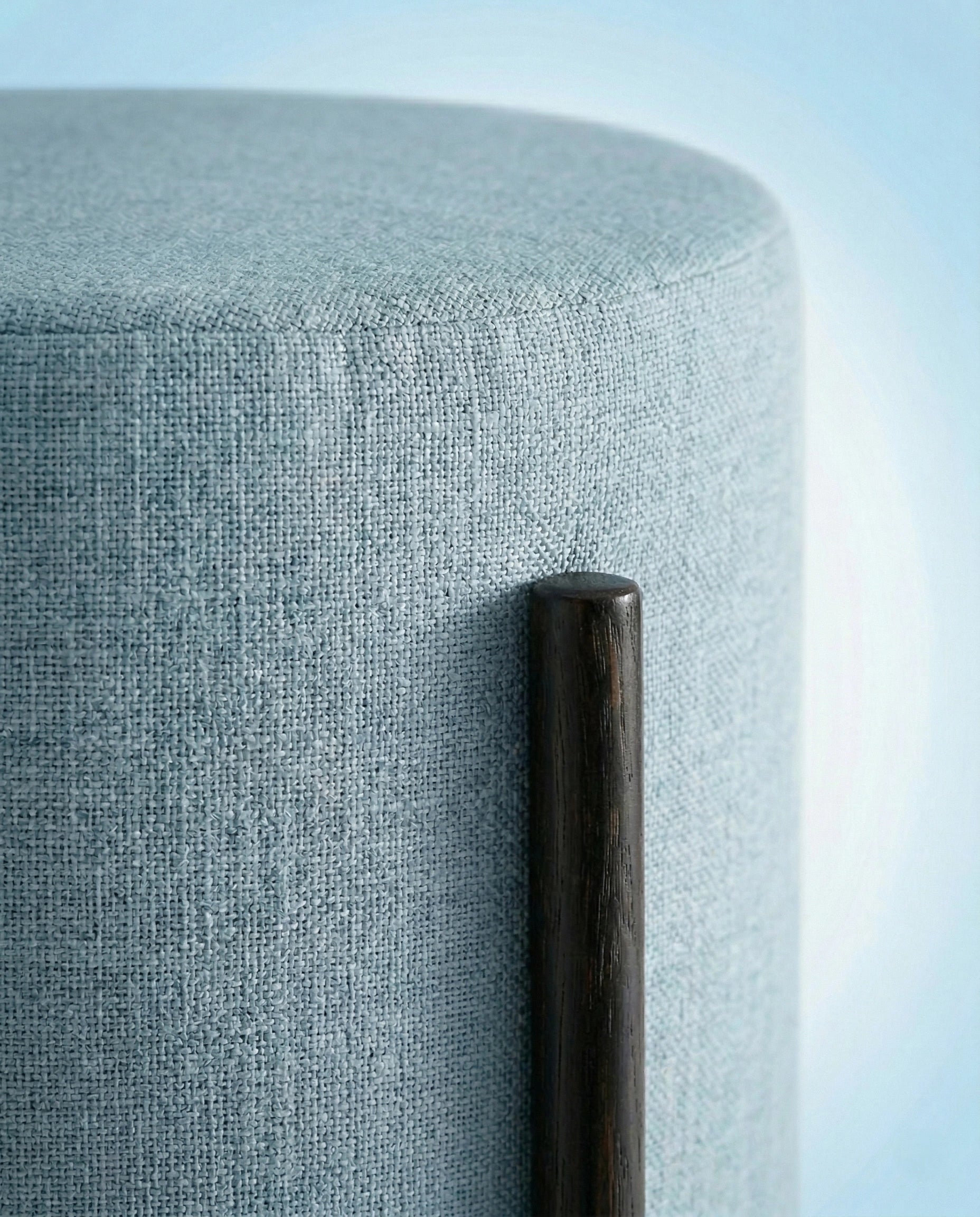 Beautiful premium modern round accent stool crafted by Arris Concepts Luxury Pvt. Ltd.