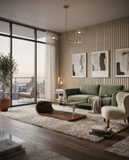 Sculptural Bentwood & Glass Asymmetrical Center Table Arris Concepts