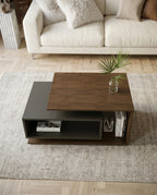 Architectural Tiered Two-Tone Modular Center Table Arris Concepts